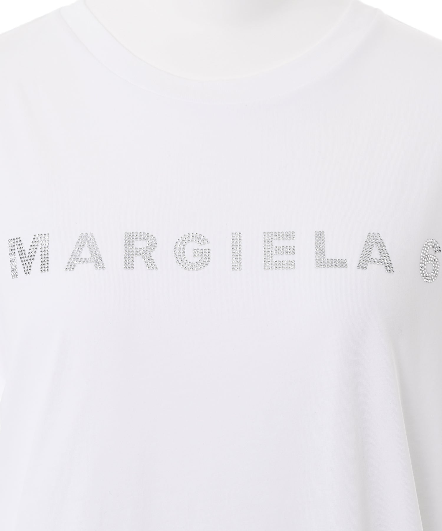 ラインストーンロゴTシャツ ｜MM6 Maison Margiela KIDS (エムエム